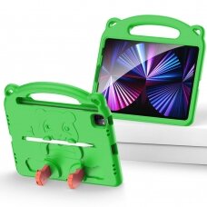 Dėklas Dux Ducis Panda kids safe soft tablet case for iPad Pro 11'' 2021 / 2020 / 2018 / iPad Air 2020 Žalias