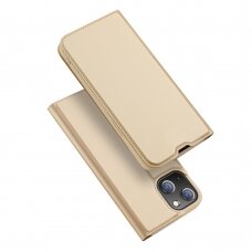 Atverčiamas dėklas Dux Ducis Skin Pro iPhone 13 mini Auksinis