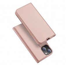 Atverčiamas dėklas Dux Ducis Skin Pro iPhone 13 mini Rožinis