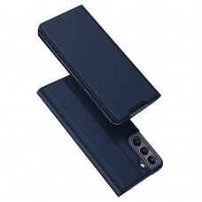 Atverčiamas dėklas Dux Ducis Skin Pro Samsung Galaxy S21 FE Mėlynas NDRX65