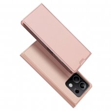 Dėklas Dux Ducis Skin Pro case with flap and card slot for Xiaomi Redmi Note 13 5G - Rožinis