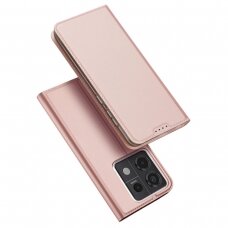 Dėklas Dux Ducis Skin Pro case with flap and card slot for Xiaomi Redmi Note 13 Pro 5G - Rožinis