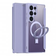 Dėklas Dux Ducis Skin X Pro case with flap and magnetic ring for Samsung S24 Ultra - Violetinis