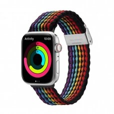 Apyrankė Dux Ducis Strap (Mixture II) Apple Watch SE, 9, 8, 7, 6, 5, 4, 3, 2, 1 (41, 40, 38 mm) dark stripes