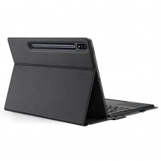 Dėklas su Bluetooth klaviatūra Dux Ducis Touchpad Keyboard Case Samsung Galaxy Tab S7+ (S7 Plus) juodas