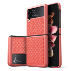 Dėklas Dux Ducis Venice Leather Case for Samsung Galaxy Z Flip 3 Raudonas