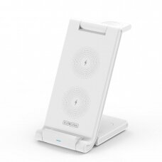 Duzzona W10-S 3in1 15W Qi wireless charger - white