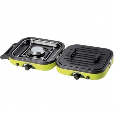 DUAL COMPACT + GRILL double camping stove 4 DUAL COMPACT + GRILL double camping stove 4