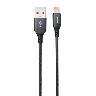 Krovimo kabelis Dudao L3SL USB-A – Lightning pintas 3 A 30 W 1.2 m – juodas Krovimo kabelis Dudao L3SL USB-A – Lightning pintas 3 A 30 W 1.2 m – juodas