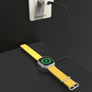 Dudao A12C Indukcinis įkroviklis skirtas Apple Watch 1.2m – juodas 3 Dudao A12C Indukcinis įkroviklis skirtas Apple Watch 1.2m – juodas 3