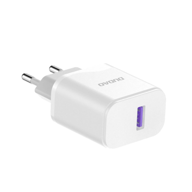 Dudao A20EU USB-A 18W tinklo įkroviklis – baltas 1