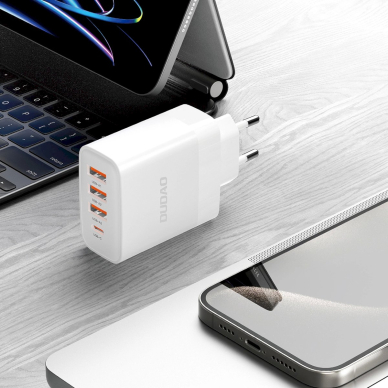 Dudao A5HEU tinklo įkroviklis 3x USB-A 1x USB-C PD20W – baltas 2