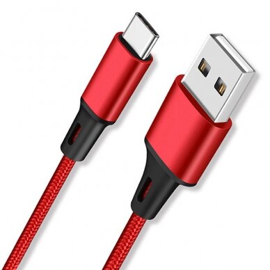Kabelis Dudao USB 3in1 - USB Type C, micro USB, Lightning 6A - Juodas (TGL2) 2