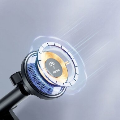 Dudao F12MAX+ cockpit magnetic holder with MagSafe inductive charger - black 9 Dudao F12MAX+ cockpit magnetic holder with MagSafe inductive charger - black 9