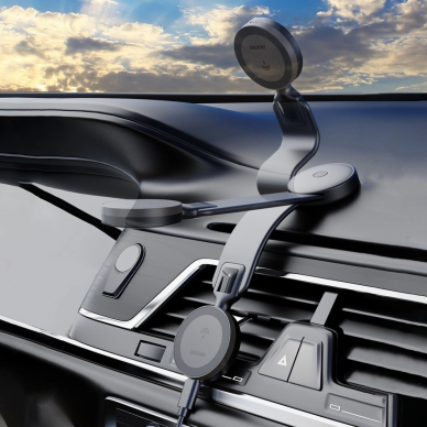 Dudao F21 Pro 15W MagSafe indukcinis automobilinis įkroviklis – juodas 5