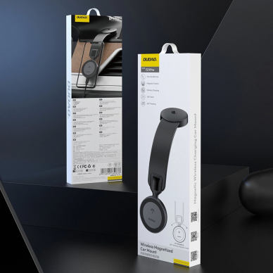 Dudao F21 Pro 15W MagSafe indukcinis automobilinis įkroviklis – juodas 6 Dudao F21 Pro 15W MagSafe indukcinis automobilinis įkroviklis – juodas 6