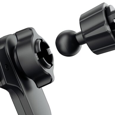 Automobilinis telefono laikiklis Dudao F7s gravitacinis – juodas 2