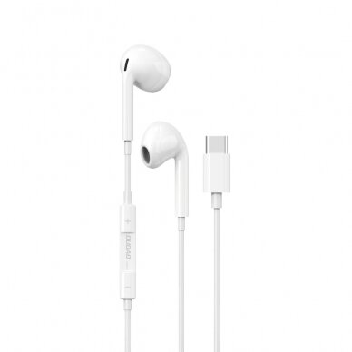 Ausinės Dudao in-ear headphones USB Type-C connector Baltos (X14PROT) 2