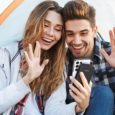 Išorinė baterija Dudao K11 Pro 20000 mAh su integruotais kabeliais – juoda 7 Išorinė baterija Dudao K11 Pro 20000 mAh su integruotais kabeliais – juoda 7