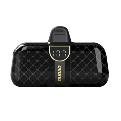 Dudao K20SL 5000mAh mini power bankLightning / USB-C connectors - Juodas 1 Dudao K20SL 5000mAh mini power bankLightning / USB-C connectors - Juodas 1