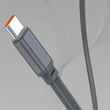 Išorinė baterija Dudao K31 Pro 20000 mAh 45 W su integruotu ištraukiamu USB-C kabeliu – pilka 4