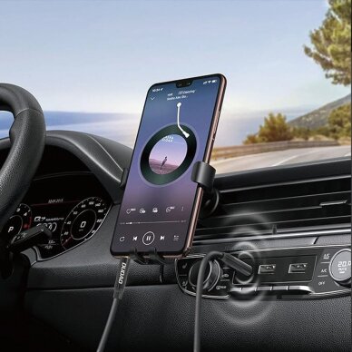 Garso kabelis Dudao L12S AUX 3.5 mm stereo 3 kontaktų 1 m – juodas 2 Garso kabelis Dudao L12S AUX 3.5 mm stereo 3 kontaktų 1 m – juodas 2