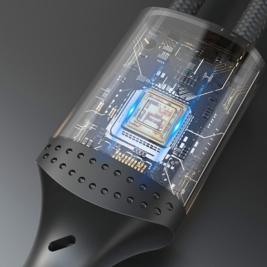 Dudao L3CL USB-C – Lightning 30W 2 m pintas kabelis – juodas 3