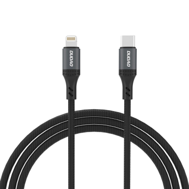 Dudao L3CL USB-C – Lightning 30W 2 m pintas kabelis – juodas