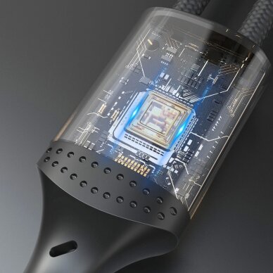 Krovimo kabelis Dudao L3CL USB-C – Lightning pintas 30 W 1.2 m – juodas 4 Krovimo kabelis Dudao L3CL USB-C – Lightning pintas 30 W 1.2 m – juodas 4