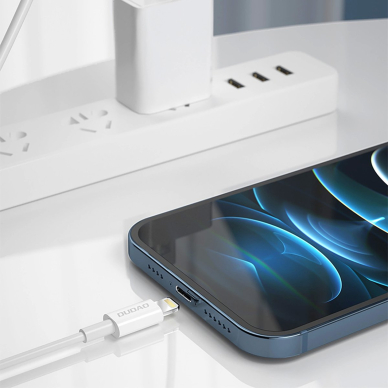 Dudao L6X USB-C – Lightning PD 20W kabelis 1 m – baltas 4