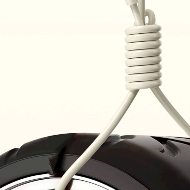 Dudao L7SF 2in1 Kabelis USB-C - USB-C / Lightning 100W 1.2m - beige 7 Dudao L7SF 2in1 Kabelis USB-C - USB-C / Lightning 100W 1.2m - beige 7