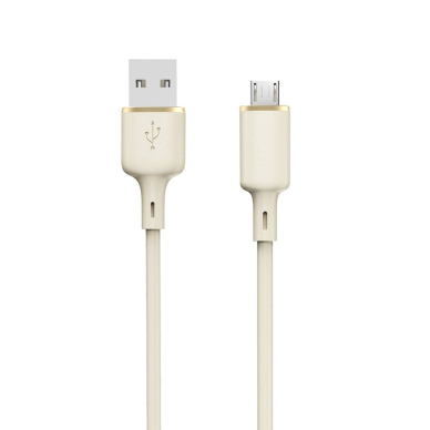 Dudao L7SM USB-A - micro USB Kabelis 5A 1m - beige Dudao L7SM USB-A - micro USB Kabelis 5A 1m - beige