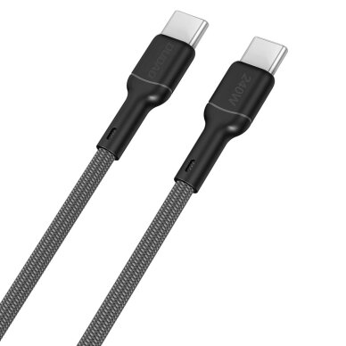 Krovimo kabelis Dudao L9C Max 240 W PD USB-C – USB-C 1.2 m – juodas Krovimo kabelis Dudao L9C Max 240 W PD USB-C – USB-C 1.2 m – juodas