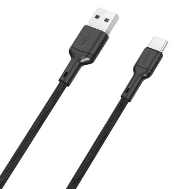 Krovimo kabelis Dudao L9T USB-A – USB-C 1 m – juodas Krovimo kabelis Dudao L9T USB-A – USB-C 1 m – juodas