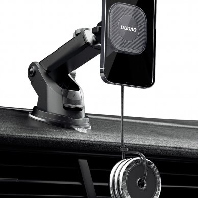 Dudao magnetic car phone holder with telescopic arm black (F6Max) 3 Dudao magnetic car phone holder with telescopic arm black (F6Max) 3