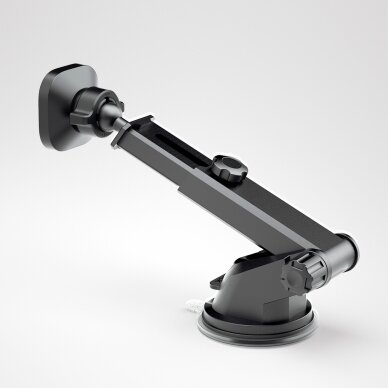 Dudao magnetic car phone holder with telescopic arm black (F6Max) 5