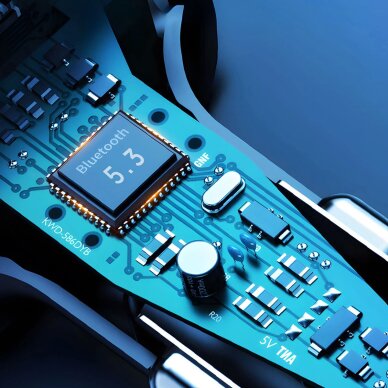 Bluetooth siųstuvas Dudao R2PRO+ su PD25W, Bluetooth 5.3 ir RGB įkrovimo jungtimis – juodas ir sidabrinis 5 Bluetooth siųstuvas Dudao R2PRO+ su PD25W, Bluetooth 5.3 ir RGB įkrovimo jungtimis – juodas ir sidabrinis 5