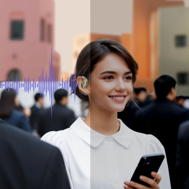 Dudao U17Max OWS Bluetooth ausinės – baltas 6