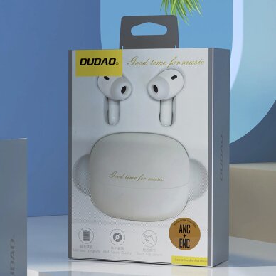 Belaidės ausinės Dudao U21 TWS Bluetooth – baltos 7