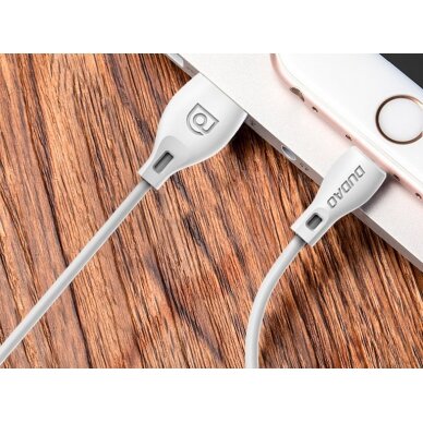 Dudao USB Type C data charging kabelis 2.1A 2m baltas (L4T 2m baltas) (ctz220) 10