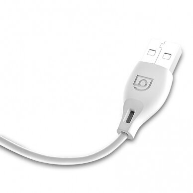 Dudao USB Type C data charging kabelis 2.1A 2m baltas (L4T 2m baltas) (ctz220) 4