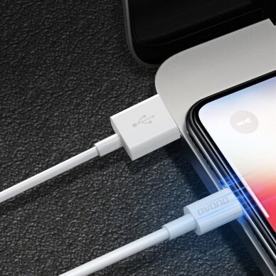 USB Kabelis Dudao / USB Type C data charging kabelis 3A 1m baltas (L1T baltas) 5