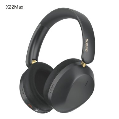 Belaidės ausinės Dudao X22 Max On-Ear Bluetooth su ANC – juodos Belaidės ausinės Dudao X22 Max On-Ear Bluetooth su ANC – juodos