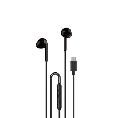 Laidinės ausinės Dudao X3C In-Ear USB-C 1.2 m – juodos Laidinės ausinės Dudao X3C In-Ear USB-C 1.2 m – juodos