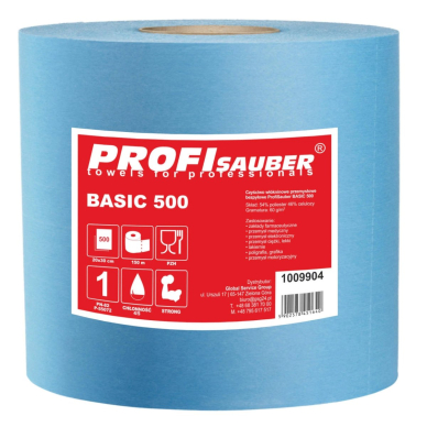 Dust-free non-woven industrial cleaning cloth ProfiSauber BASIC 500 Dust-free non-woven industrial cleaning cloth ProfiSauber BASIC 500