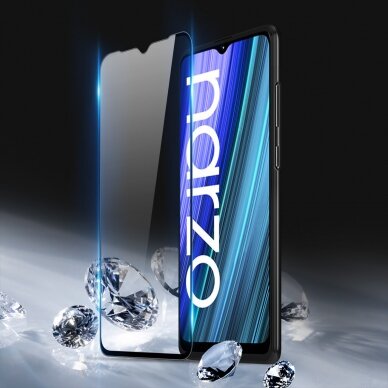 Ekrano apsauga Dux Ducis 9D Tempered Glass Realme Narzo 50A juoda (tinka su dėklu) 3