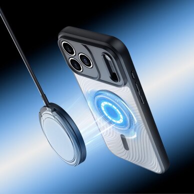 iPhone 17 Pro dėklas Dux Ducis AIMO Mag, MagSafe – juodas 4