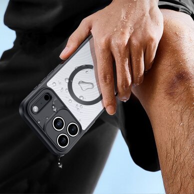 iPhone 17 Pro Max dėklas Dux Ducis AIMO Mag, MagSafe – juodas 5