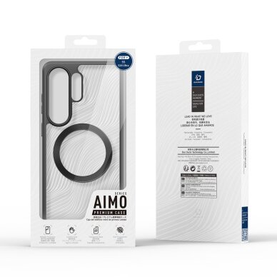 Samsung Galaxy S26 Ultra Dux Ducis Aimo Mag MagSafe dėklas – juodas 6 Samsung Galaxy S26 Ultra Dux Ducis Aimo Mag MagSafe dėklas – juodas 6