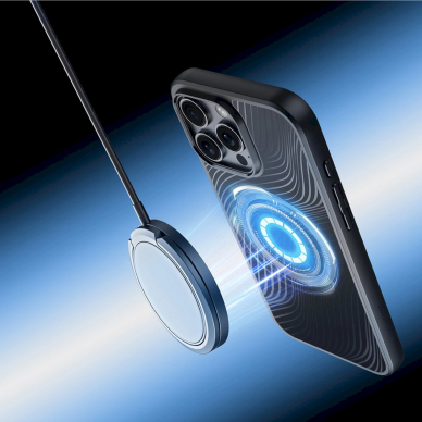Dux Ducis Aimo Mag MagSafe dėklas iPhone 16 Pro Max - Juodas 4 Dux Ducis Aimo Mag MagSafe dėklas iPhone 16 Pro Max - Juodas 4